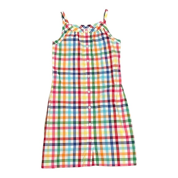 Talbots Kids multicolor rainbow shift dress- EUC - Picture 1 of 3